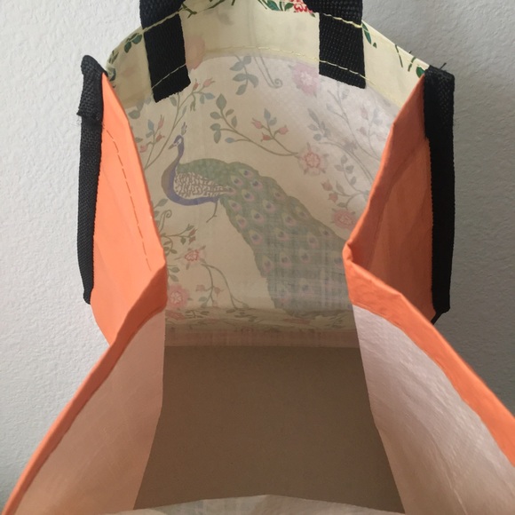 Peacock Reusable Tote Bag - Picture 2 of 6